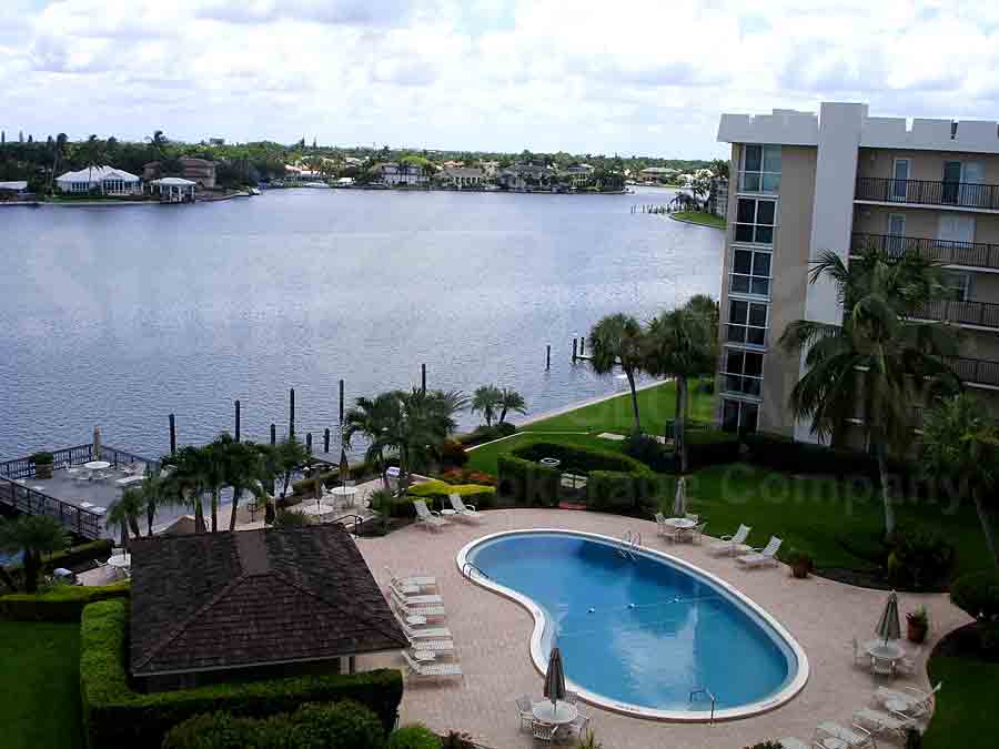 Venetian Cove Club View of Water and Community Pool